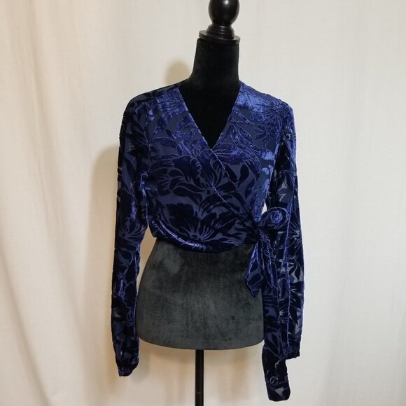 Hutch Velvet Crop Top - Picture 3 of 9